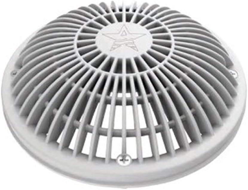 AquaStar MoFlow 8" Round Cover & Frame, Gunite Floor/Wall, VGBA, 90 to 200 gpm, White | 8MF101