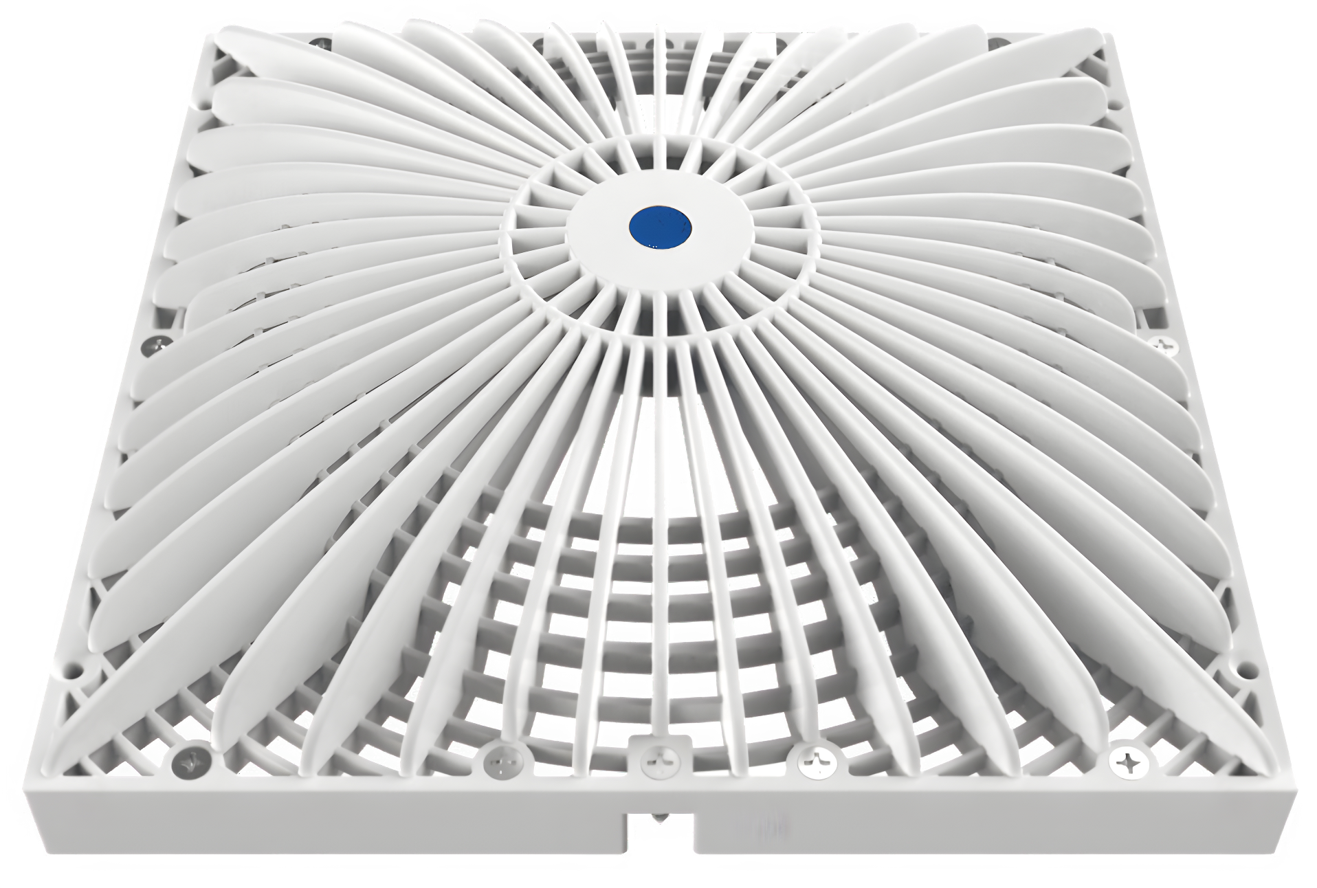 AquaStar 12" Square Retrofit MoFlow Suction Outlet Cover, White R12MF101 - product image