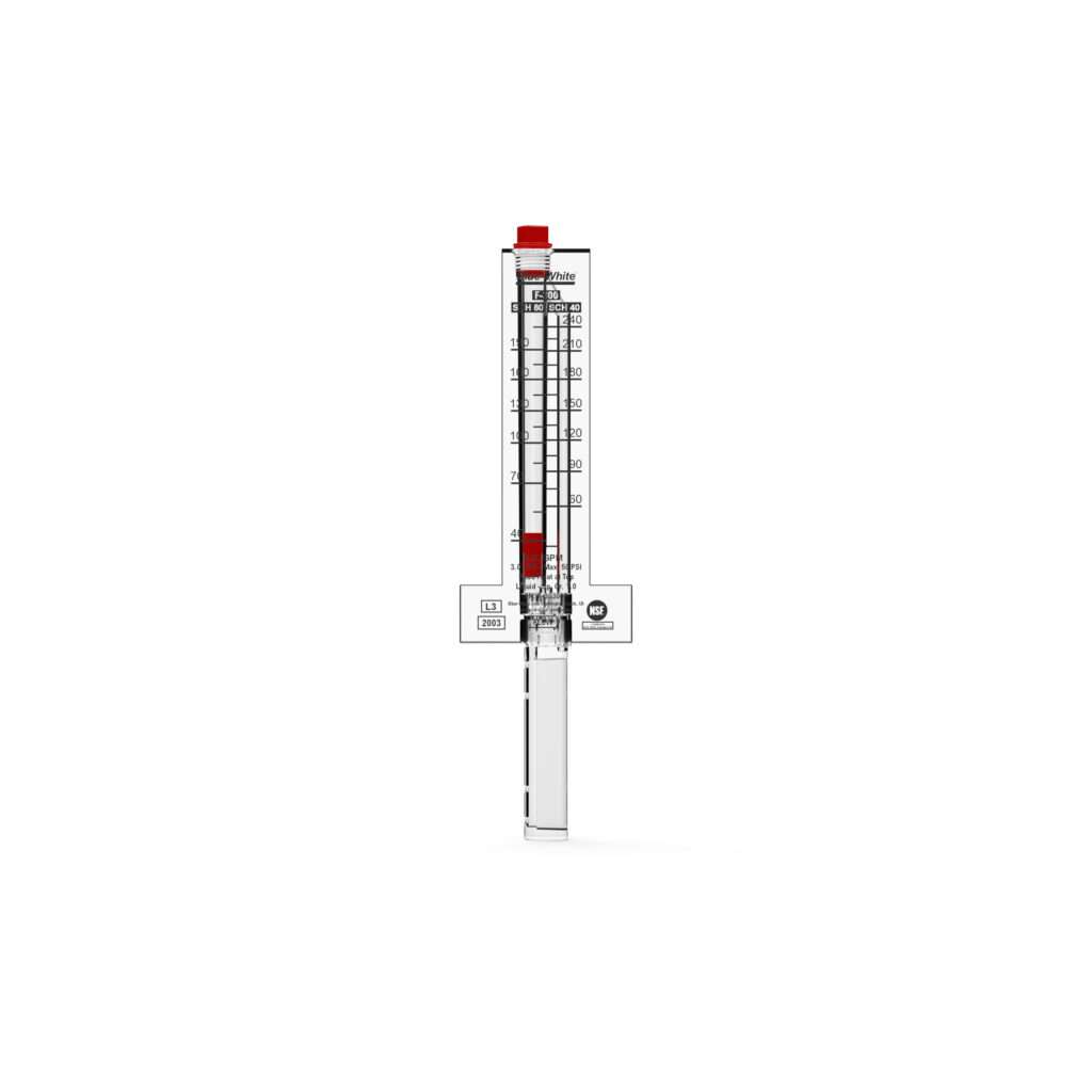 Blue White Flowmeter Plastic 3" Bluewhite Flowmeter PVC 3In 80-300 Gpm Nsf Approved - product image
