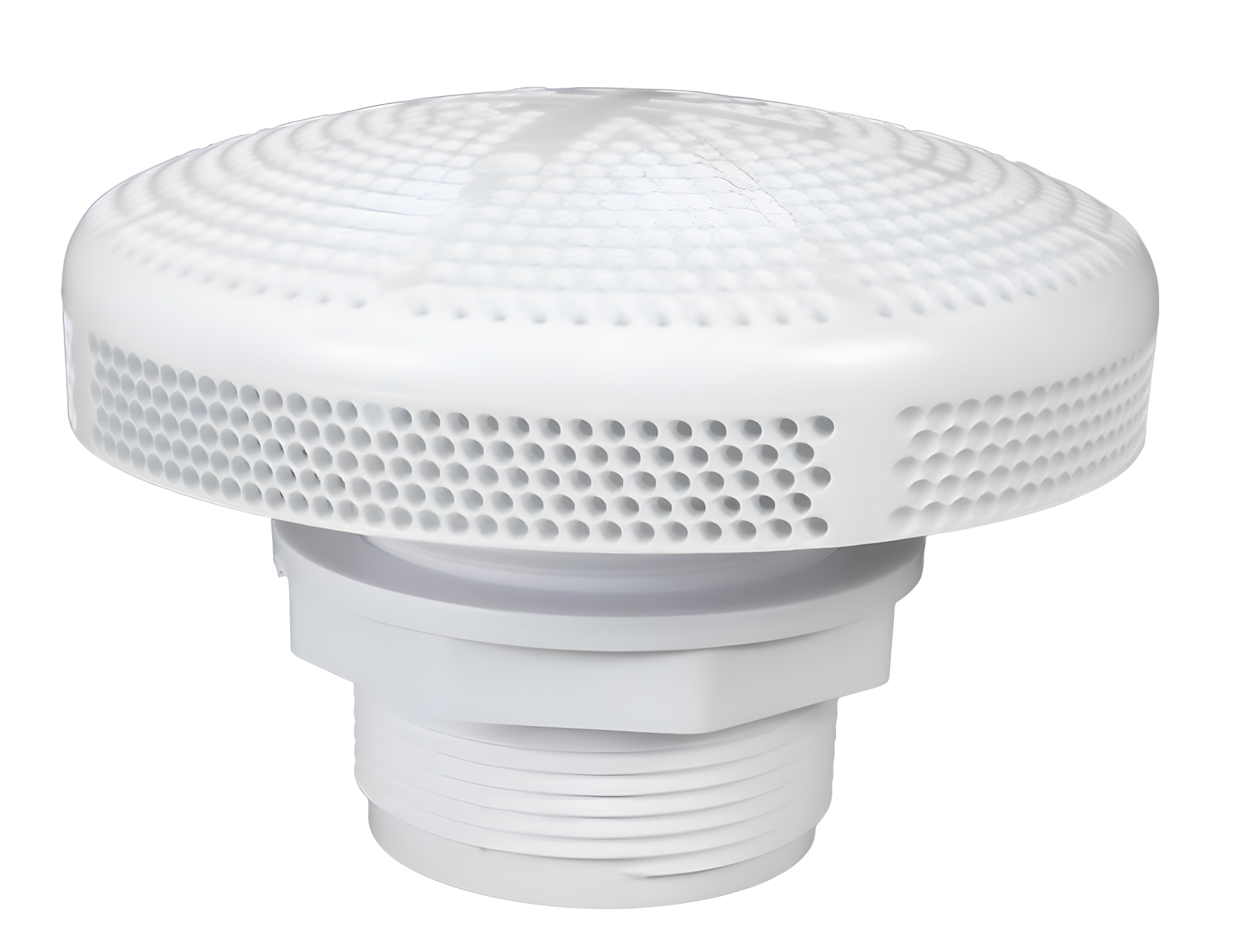 CMP 2" Socket VGB Fiberglass Main Drain, White 25215-000-000 - product image