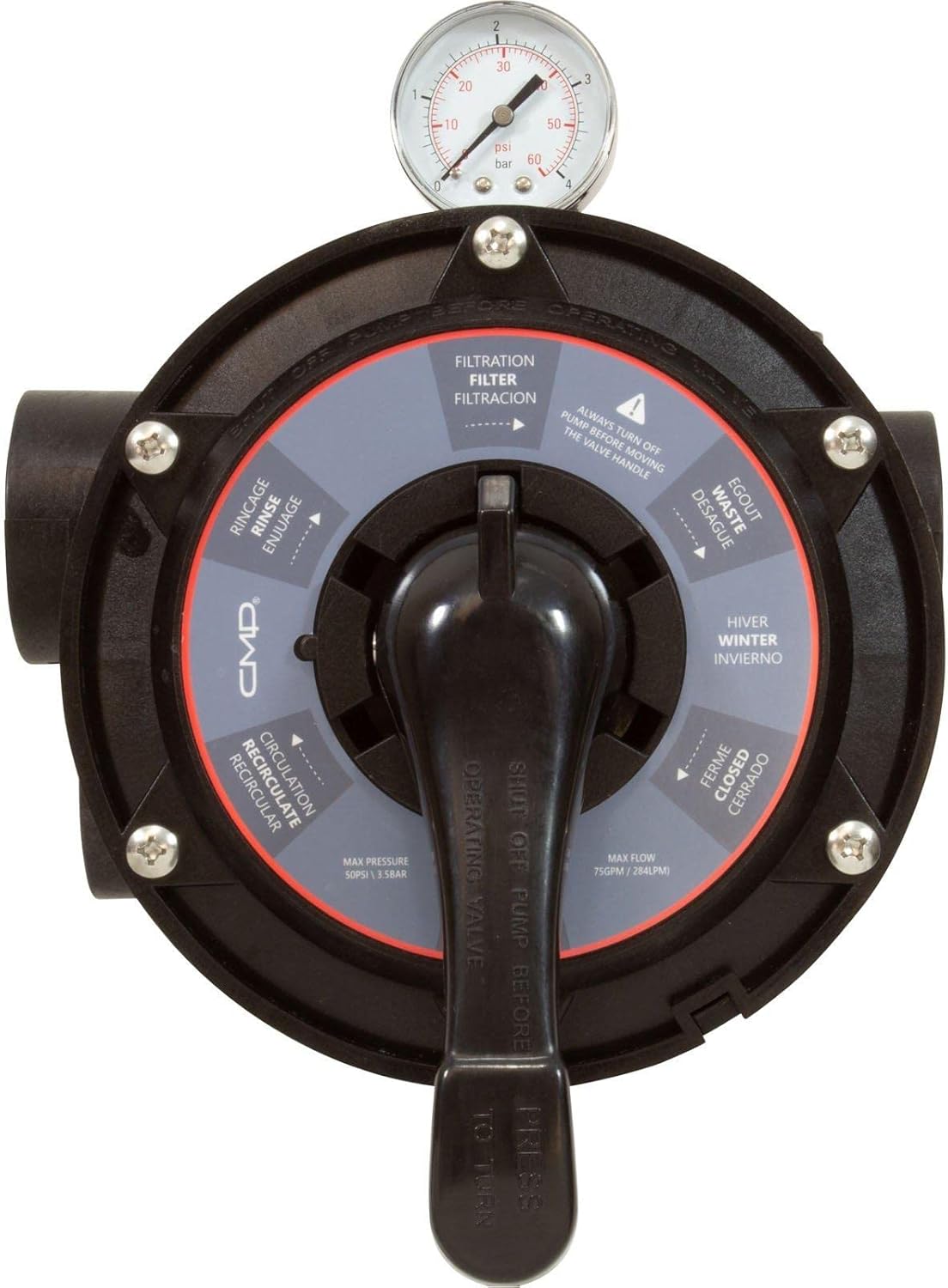 CMP Multi-Port 1.5In FPT Valve Black 27515-154-000 - product image