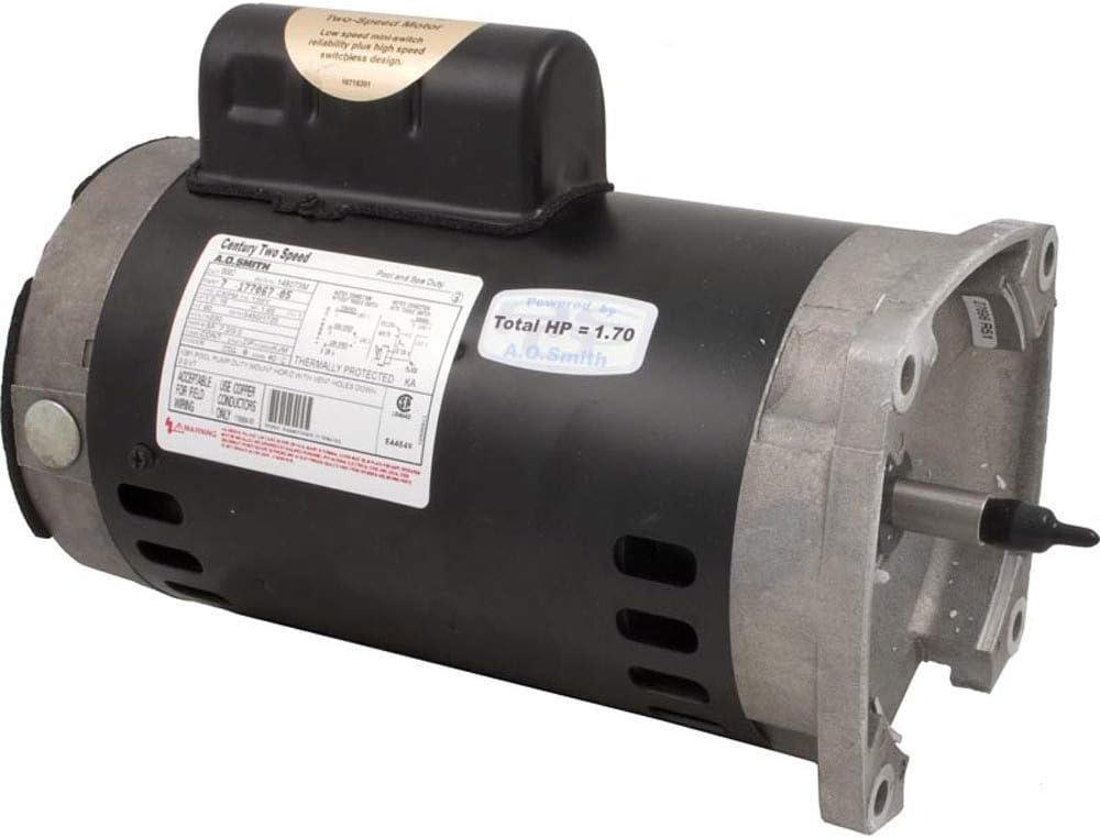 Century Pool Pump Motor 1HP 2-Speed 1 Phase 60Hz 230V 56Y Frame | B2982