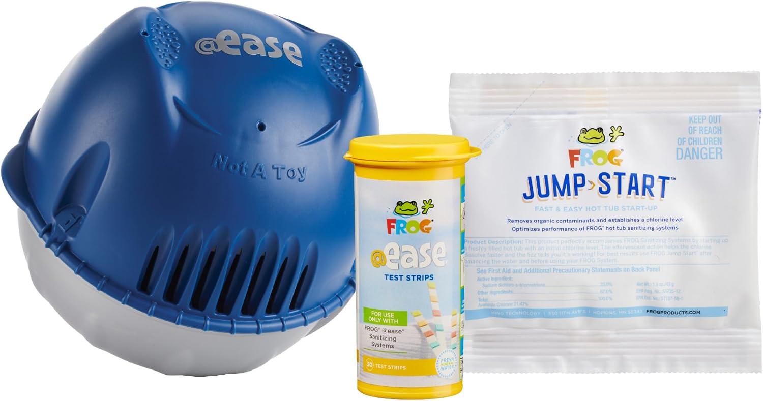 Pool Goods Frog @ease Floating Hot Tub Sanitizer, w/SmartChlor Technology 01-14-3292 - product image