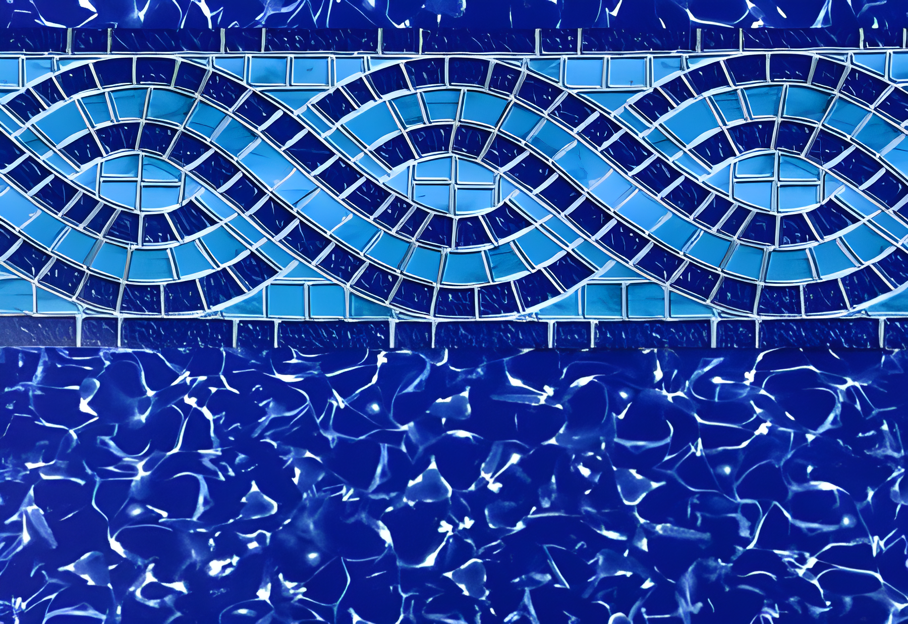 GLI 33' Round Willow Creek Unibead Above Ground Pool Liner 52" | 05-0033RD-WIL-UB-52