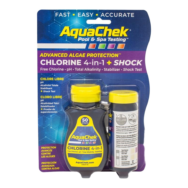 AquaChek Hach 2 Bottle Chlorine 4-In-1 Test Kit 511249 - product image