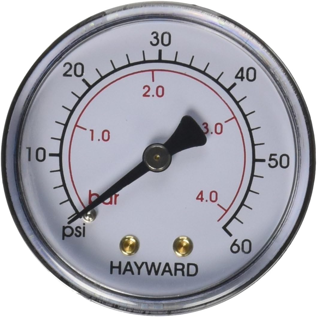 Hayward Pressure Gauge, 1/4" Back Mount ECX27091 - product image