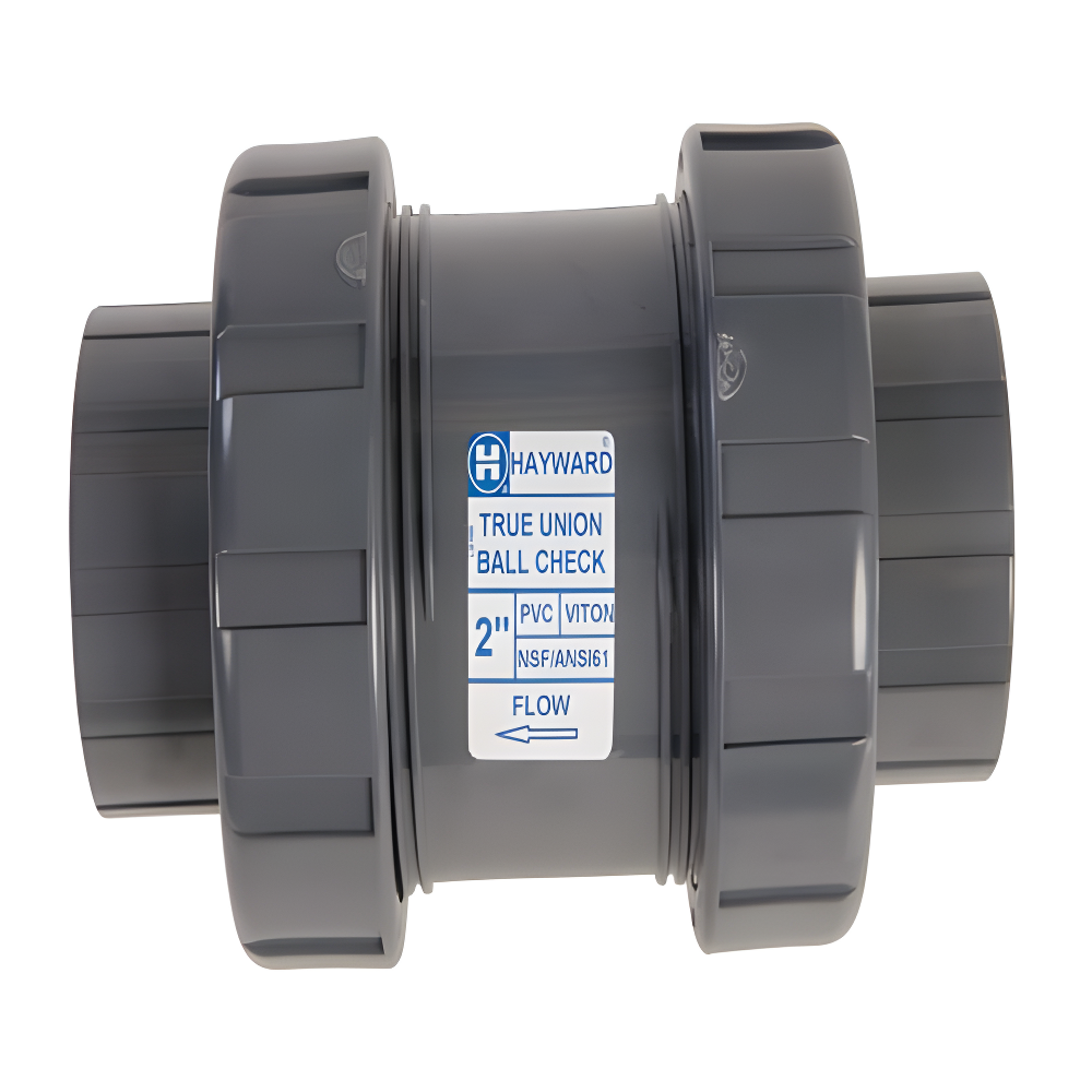 Hayward 1 In PVC True Check Soc & Thd W/Epdm O'Rings TC10100STE - product image