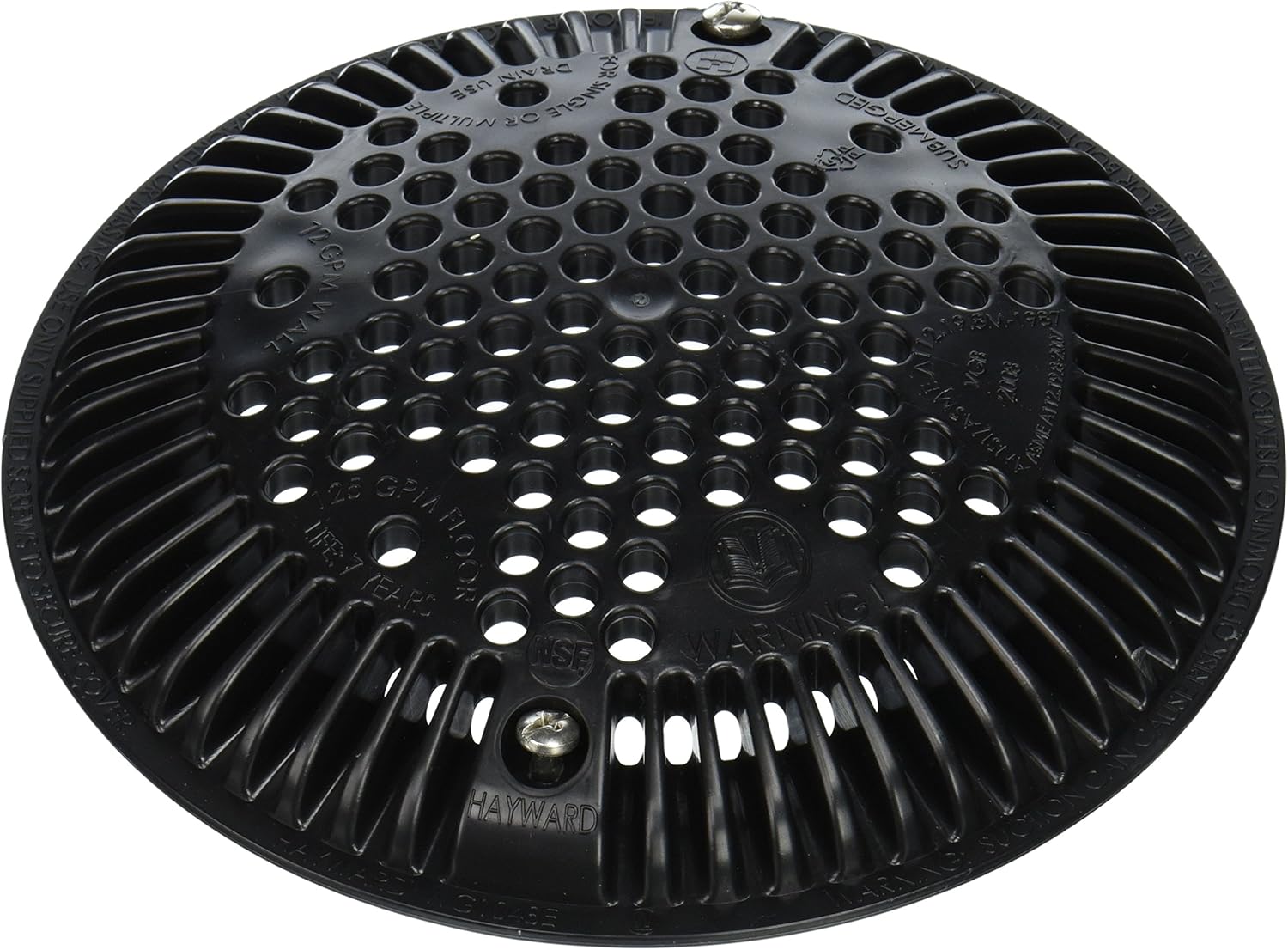 Hayward Cover-Suction Outlet,Black WGX1048EBLK