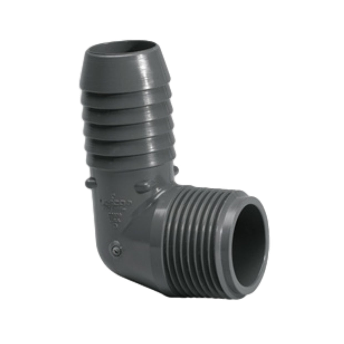 Elbow, 1-1/2" x 1-1/2" Insert x MIPT PVC Hex | 1413-015