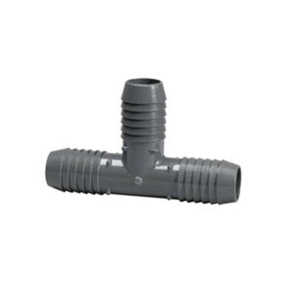 Tee, 2" Insert Gray PVC | 1401-020