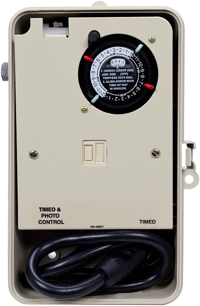 Intermatic Outdoor Timer, 1800 W 2-Circuit Portable P1251P - product image