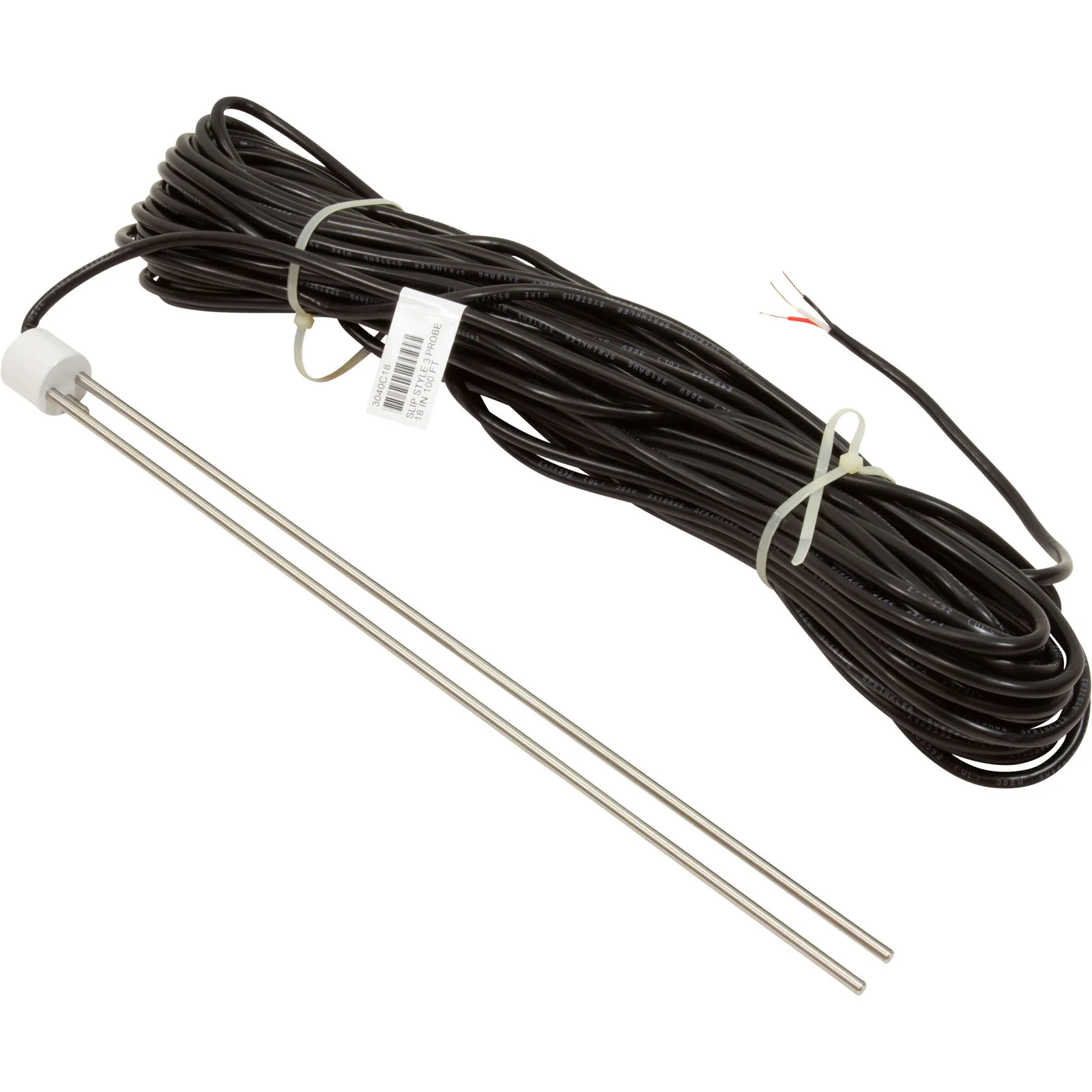 Jandy Slip Style 3 Contact-18" Sensor 100', Stand-Pipe Install Sensor Slip Style 3 Contact 18In W/100Ft Cable | S3040C18