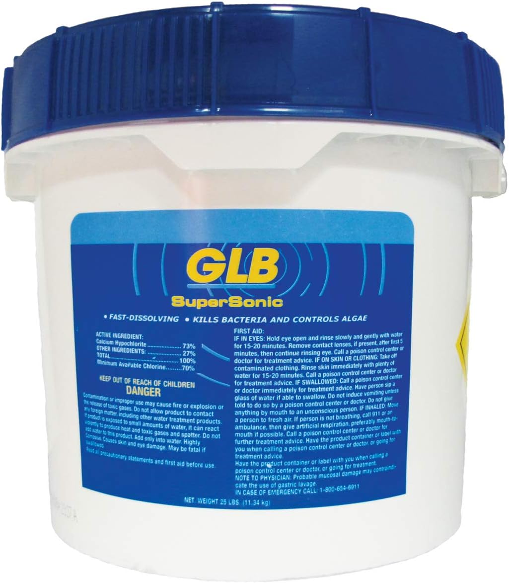 Glb Supersonic Granular Shock, 73% Calhypo, 25 lb Pail 71440A - product image