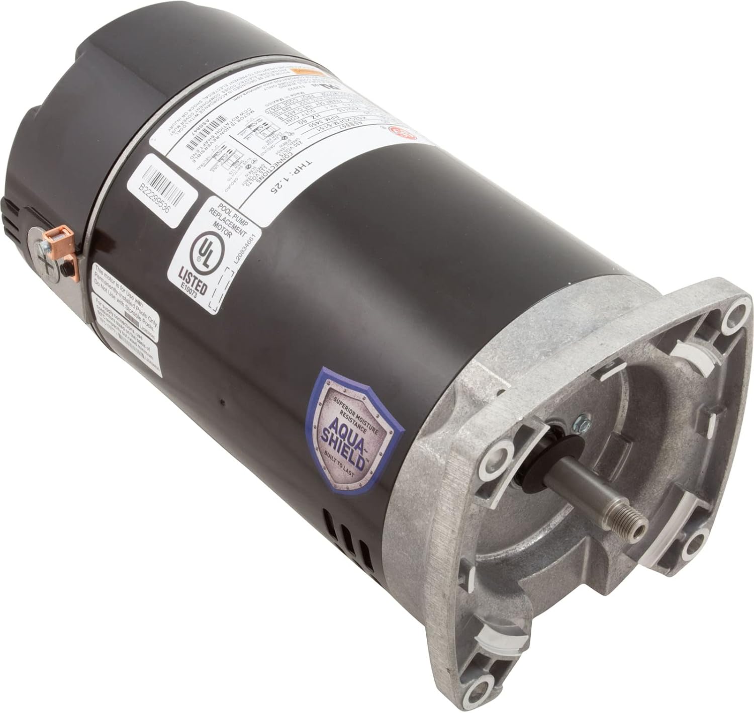 Nidec Motor 0.75 HP 115/230 Volt 56J B127 , 3/4HP 56J | ASB127