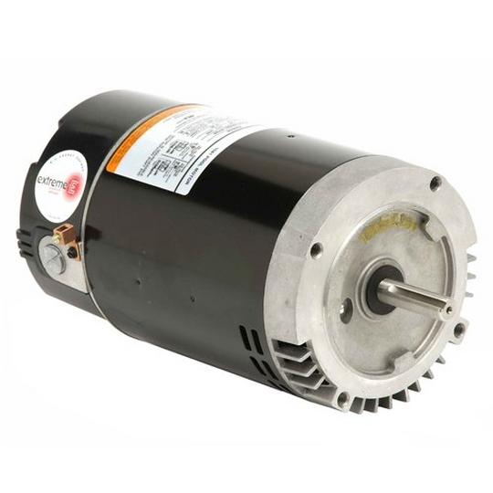 US Motors Aqua-Shield Pump Motor 1 hp Single-Phase 110 to 120/230V 56J C-Flange | ASB128 - product image