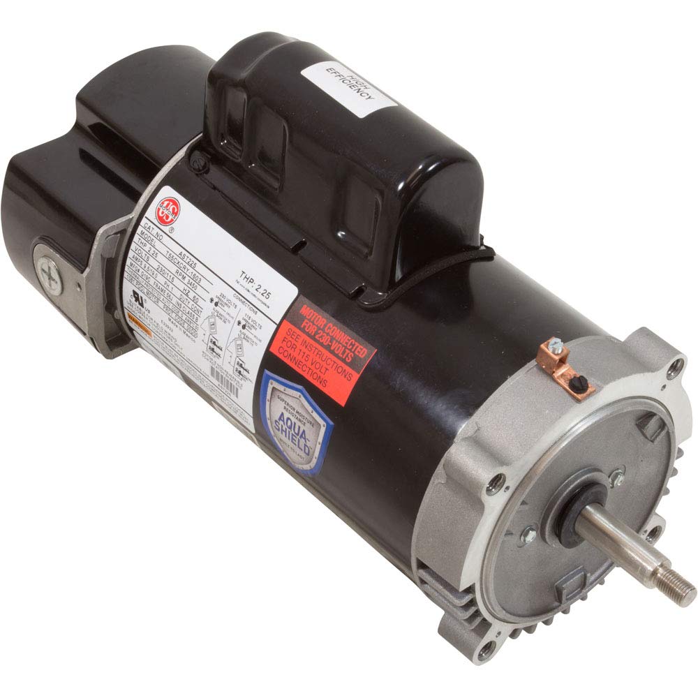 US Motors Aqua-Shield Pump Motor 2.25 hp Single-Phase 115/230V 56J C-Flange | AST225