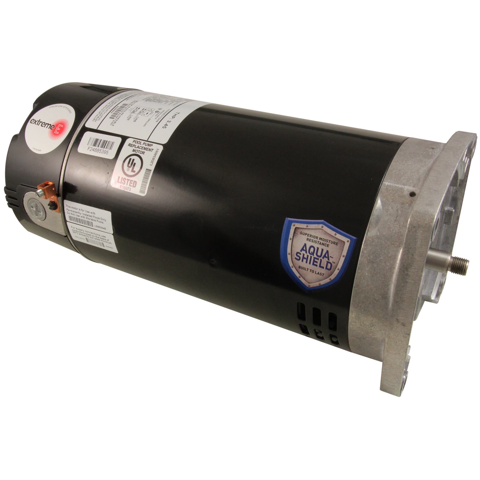 NIDEC MOTOR 56Y, 3PH 208-230/460V SQUARE FLANGE - FULL RATED 5 HP - product image