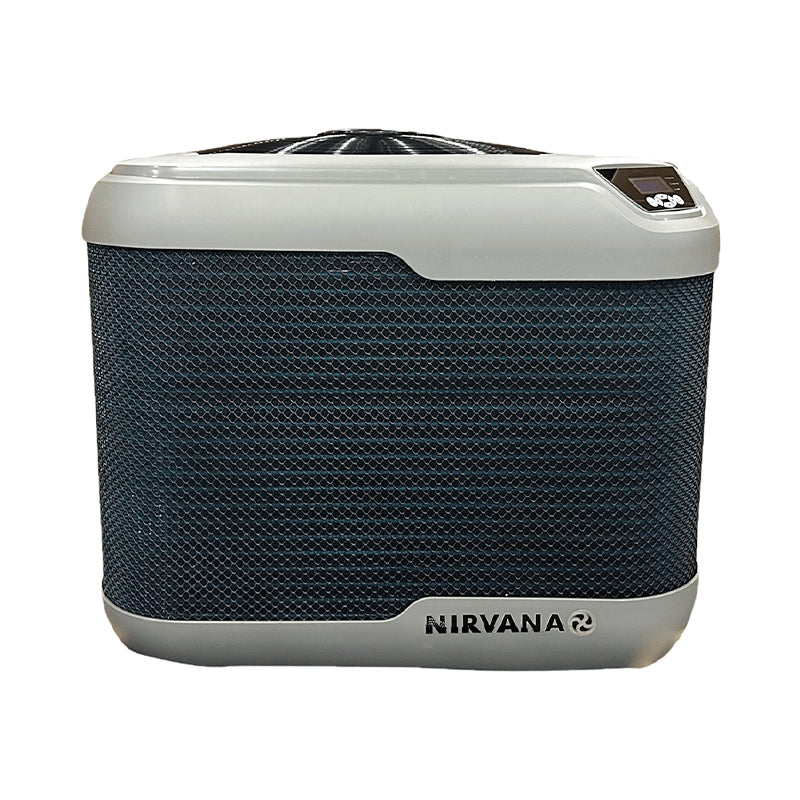 Nirvana FC Series Heat Pump, 95K BTU, 240V, 60HZ, 1 Phase, 245 lbs, 26’’ Variable Speed Smart Fan, Double Titanium Exchanger, 25,000 gallons FC100VF - product image