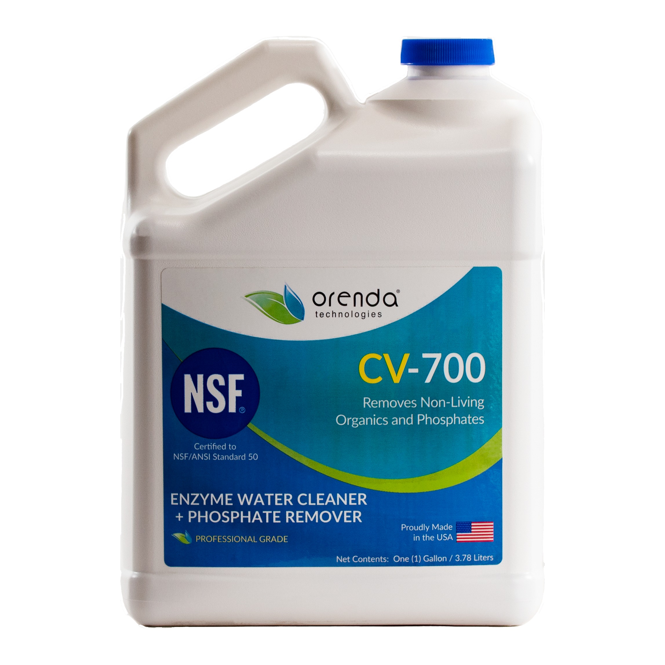 Orenda CV-700 Catalytic Enzyme & Phosphate Remover, 1 Gallon Bottle, 4/Case - product image