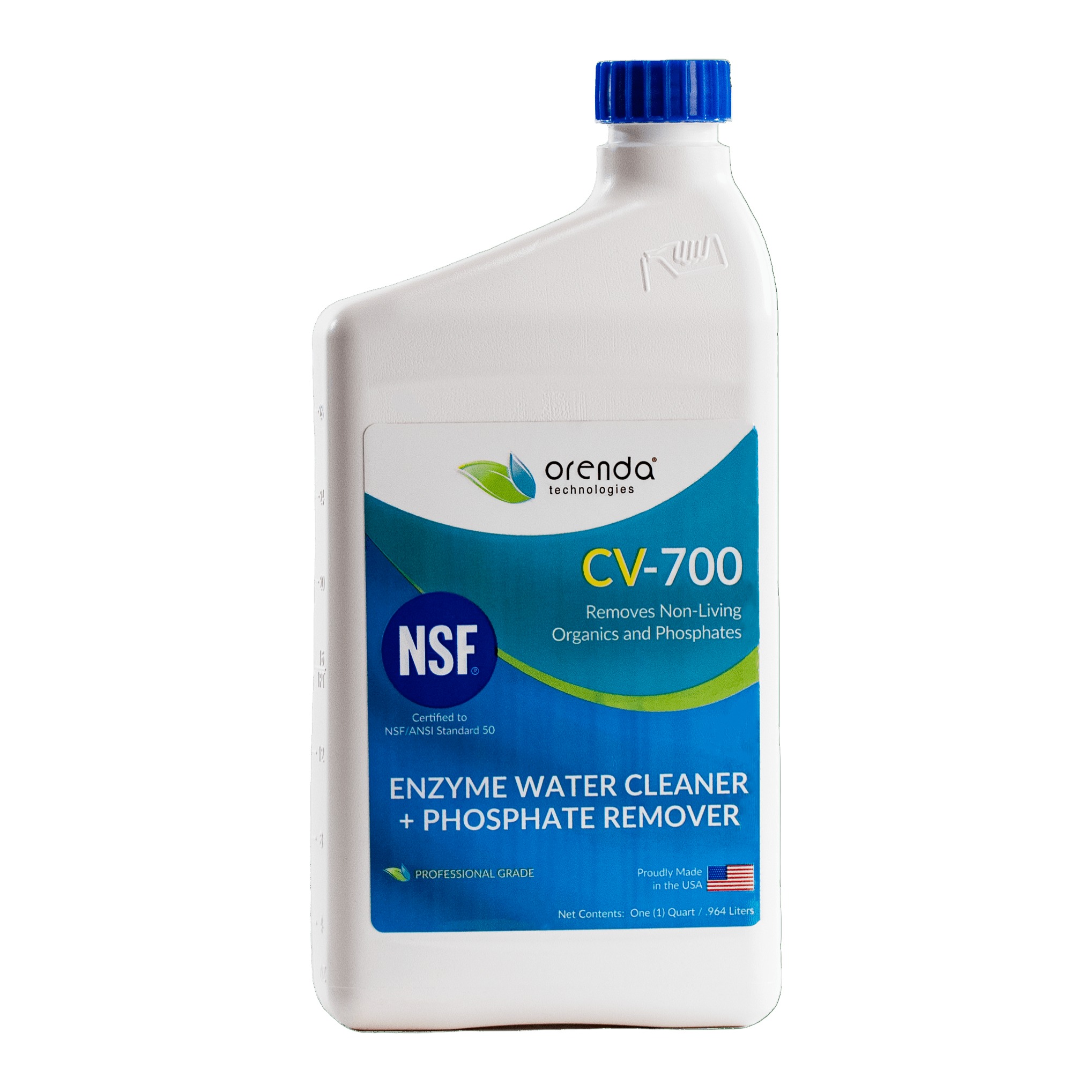 Orenda CV-700 Catalytic Enzyme & Phosphate Remover, 1 Quart Bottle, 12/Case - product image