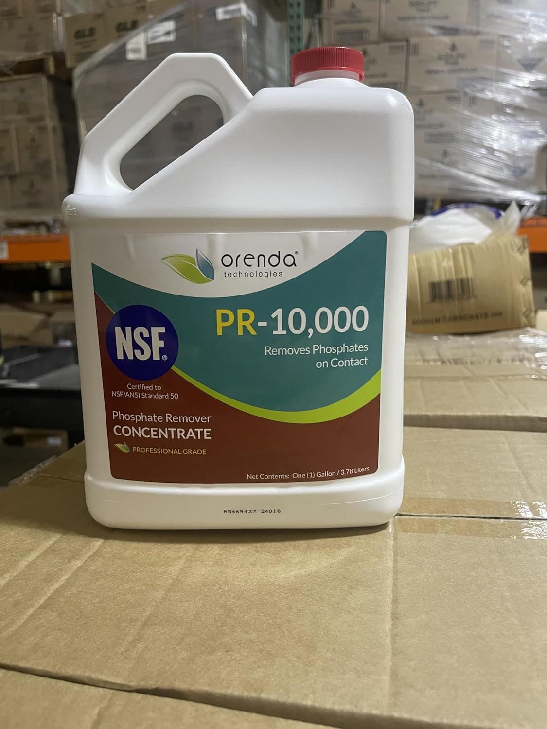 Orenda PR-1000 Phosphate Remover Concentrate , 1 Gallon Bottle, 4/Case - product image