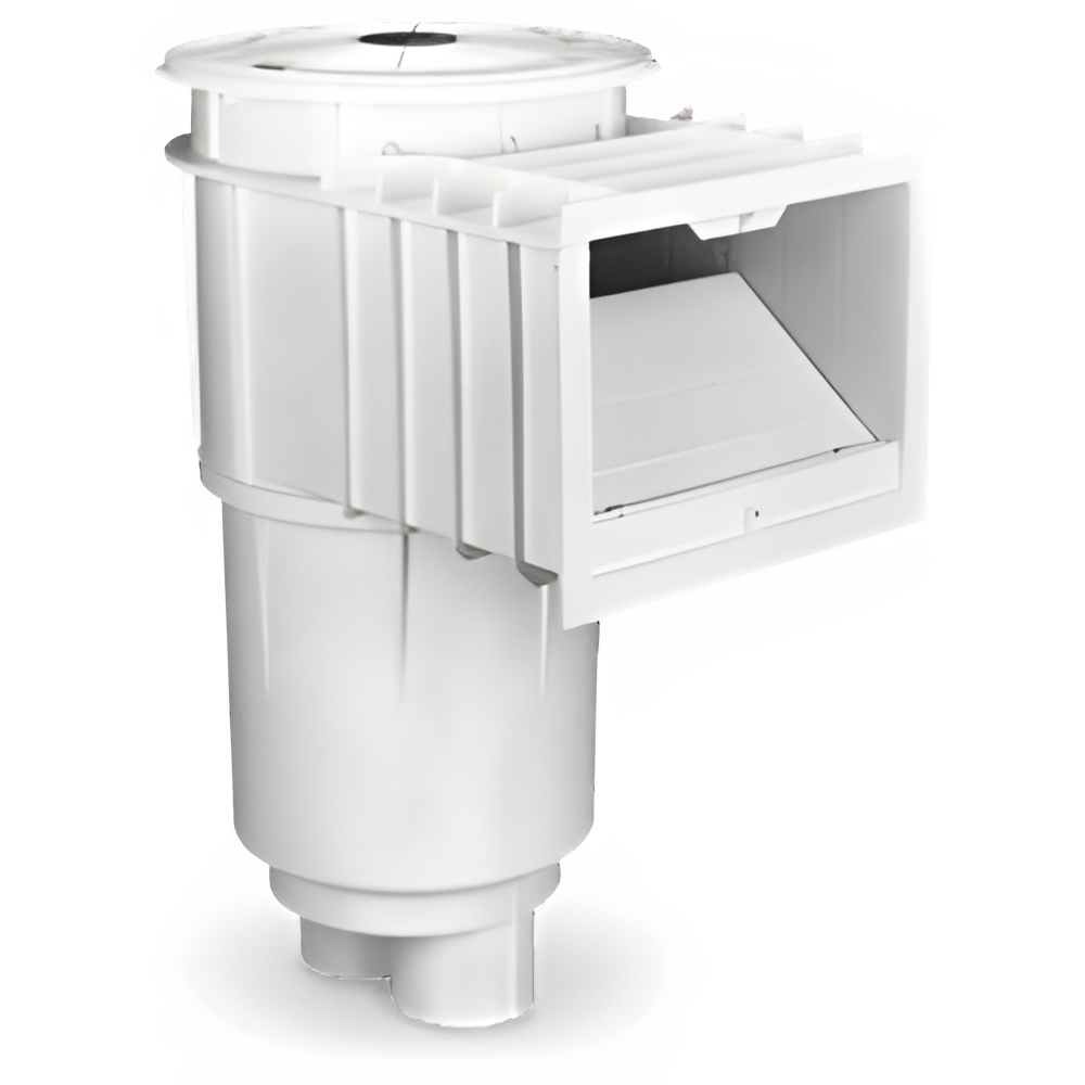 Pentair U-3 Skimmer White w/ White Lid & Frame, 2" Slip with 1-1/2" Slip Reducers, Includes Float and Check Valve, Basket 08650-1404