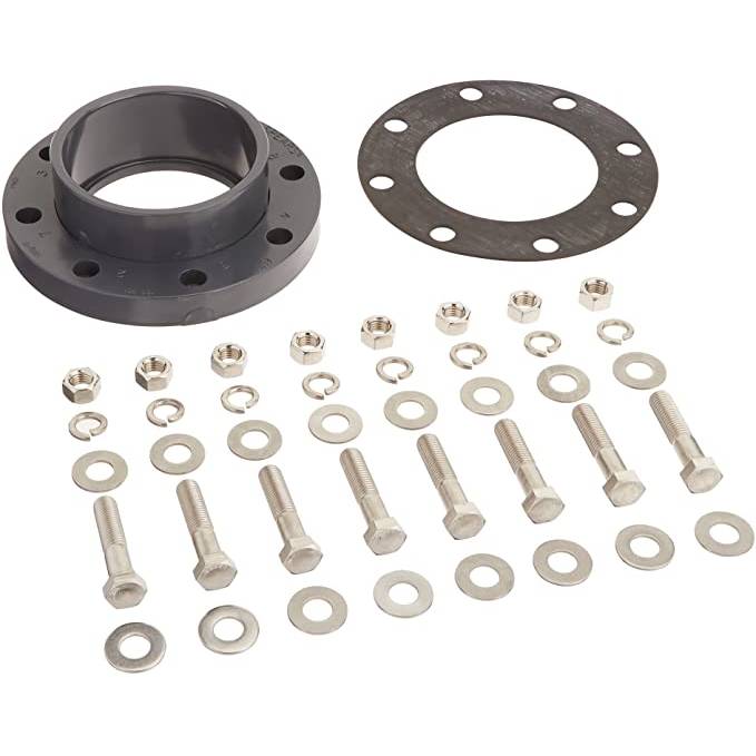 Pentair 6" Flange Assembly, Sch 80 w/ Gasket & Hardware | 357263