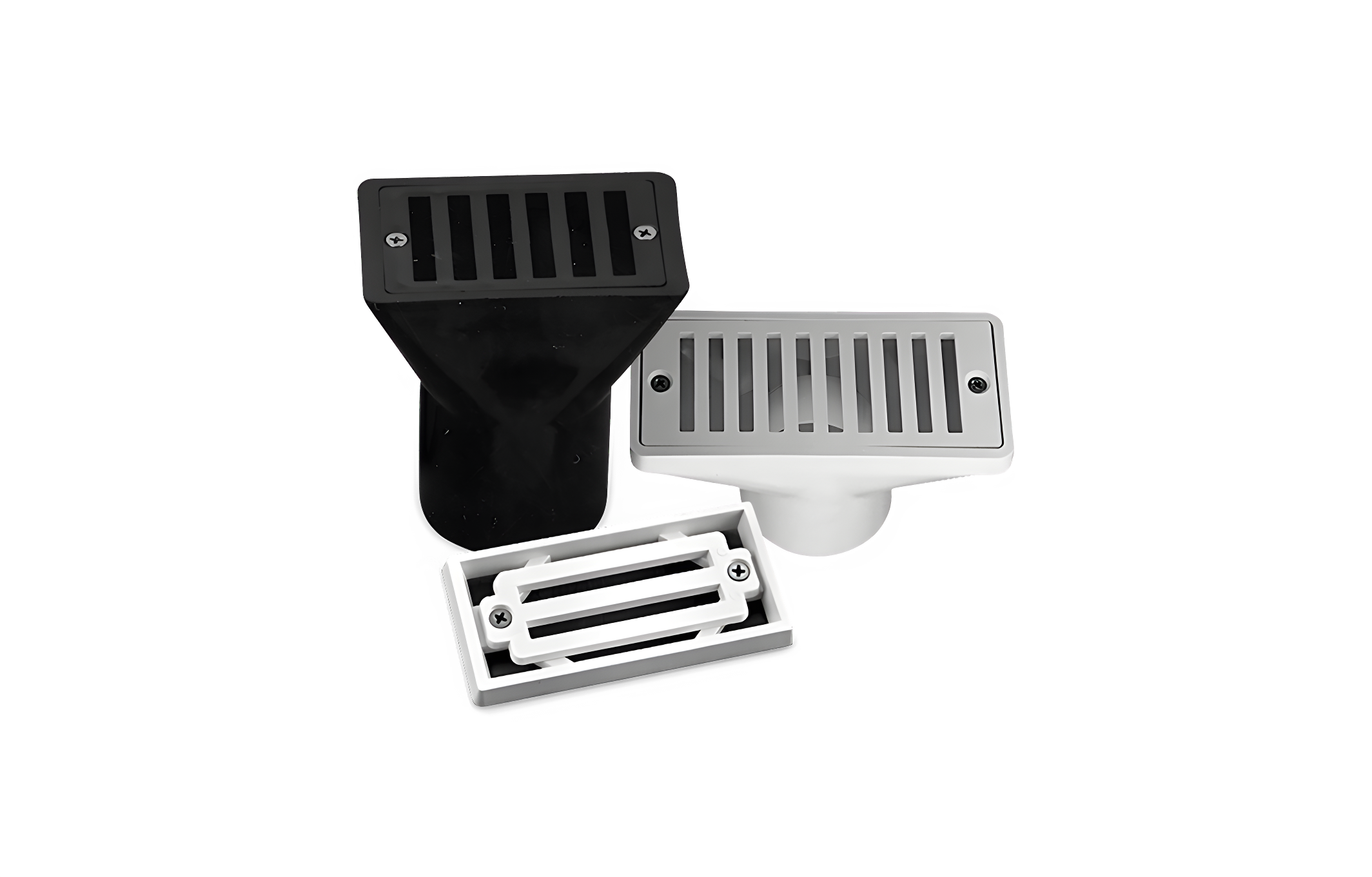 Pentair Sckt Dck Drn/Gtr 2"X4" 50Pk Black , 2" | 540064 - product image