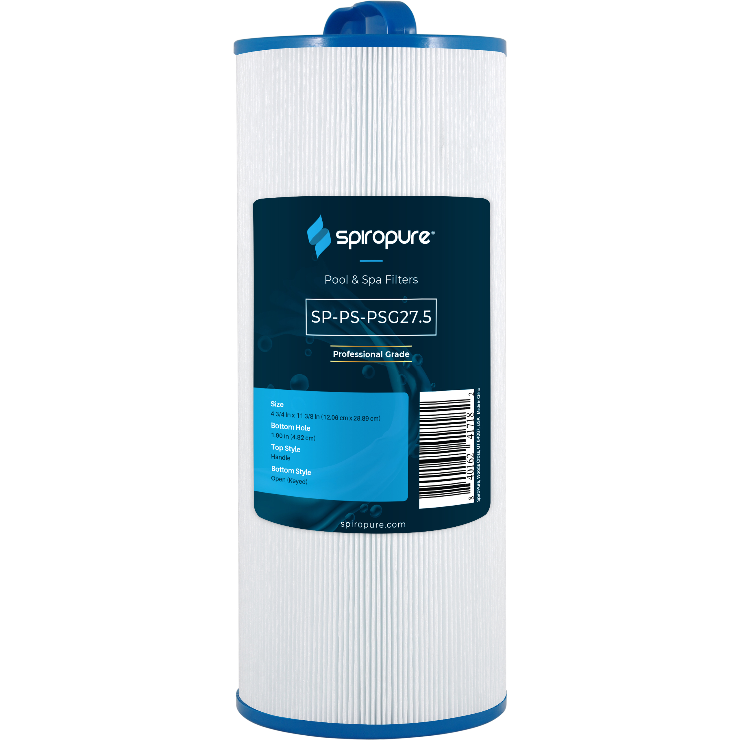 SpiroPure Pleatco SARATOGA SPAS CIRCULATION PUMP CARTRIDGE SARATOGA SPAS 4.75Dx11.375L PSG27.5P4 - product image
