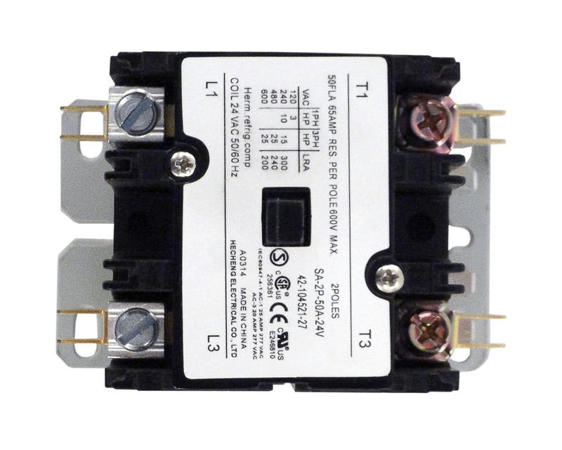 Raypak 2 Pole 3-Phase Contactor | H000043