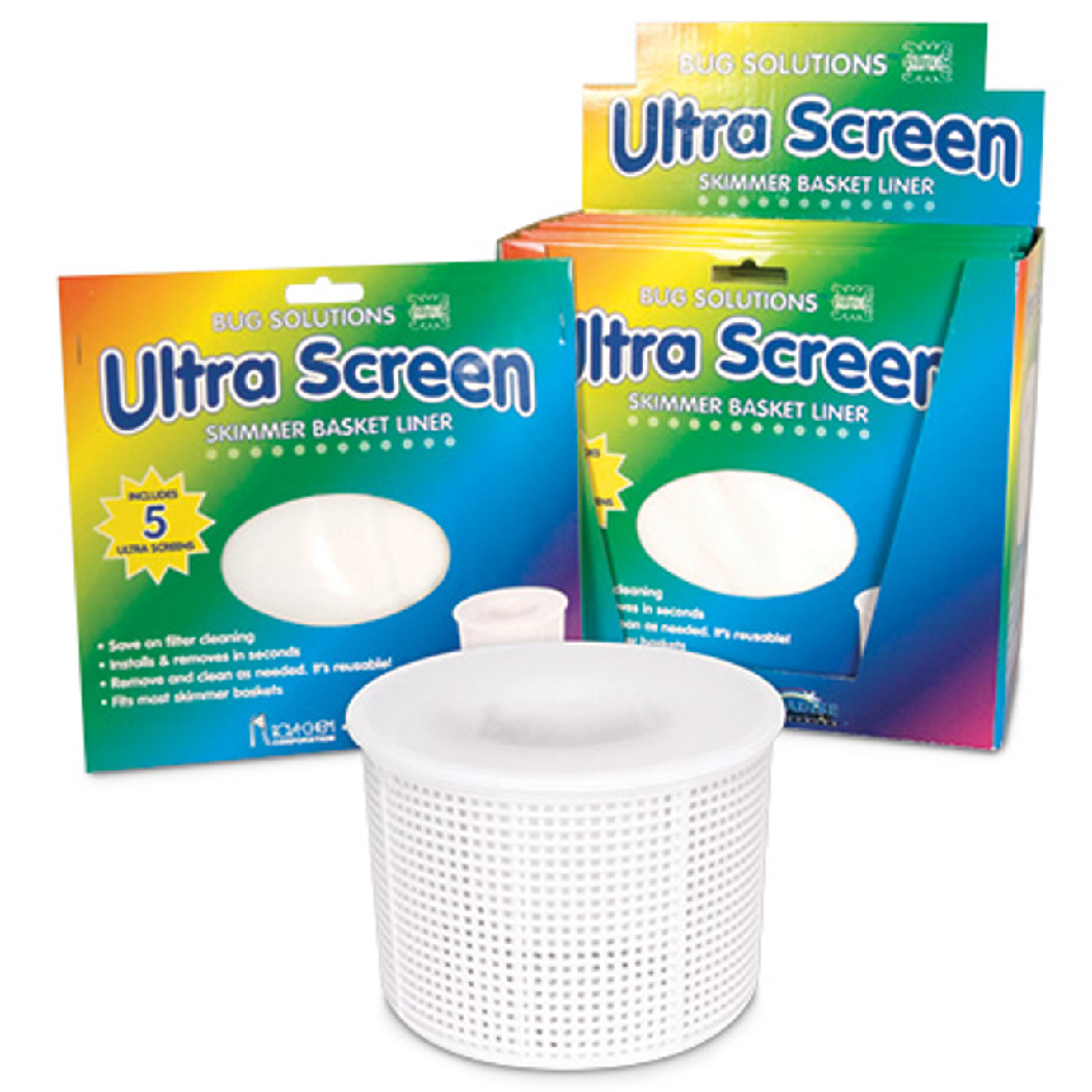 Rola-Chem Ultra Screen Skimmer Basket Liner, Durable Elastic Ring, Five Pack US12 - product image