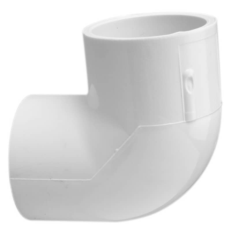 Elbow, Slip White PVC Schedule 40 90°