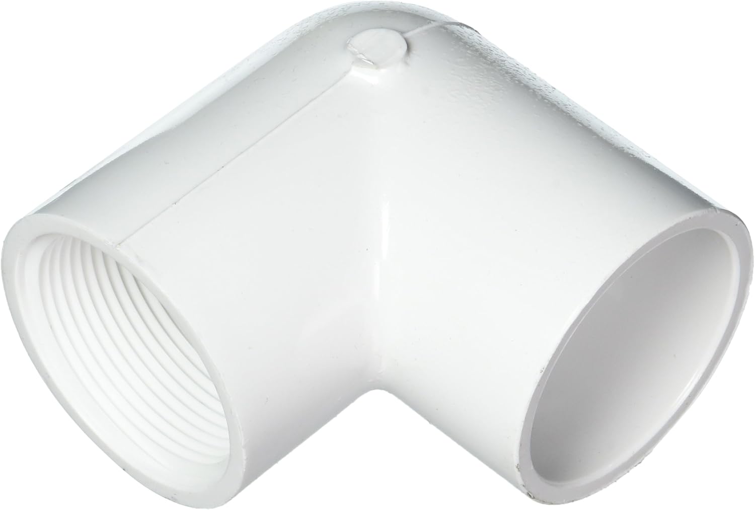 Elbow, Slip x FPT White PVC Schedule 40 90°