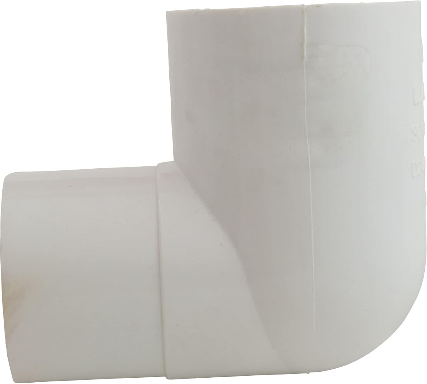 Street Elbow, Spigot x Slip White PVC Schedule 40 90°