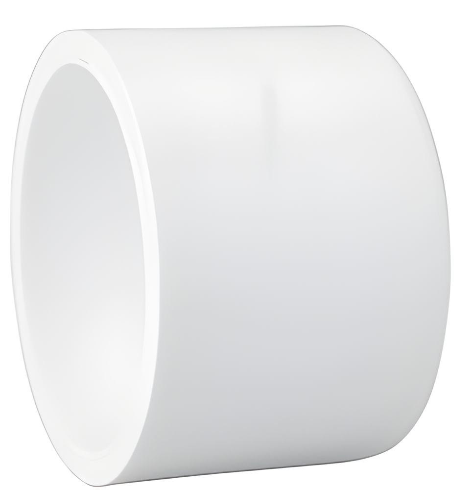 Cap, Slip White PVC Schedule 40