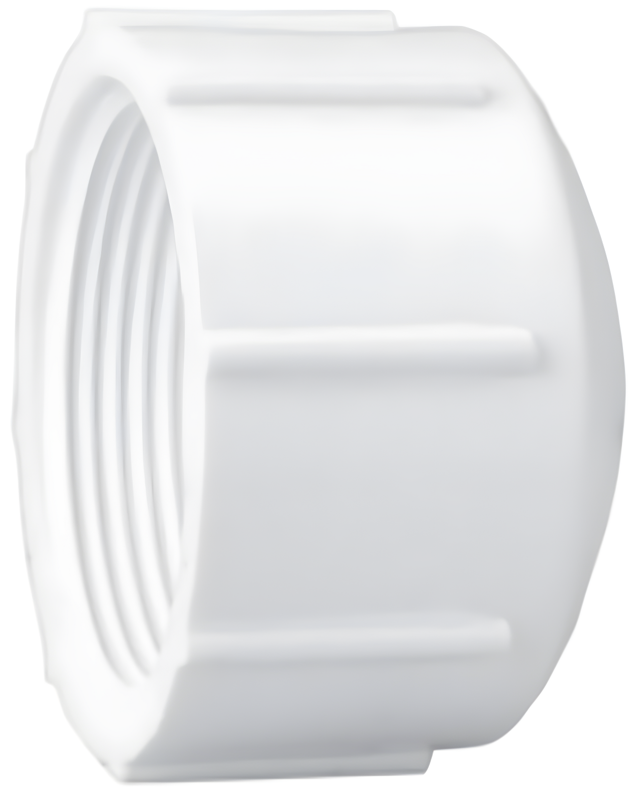 Cap, FPT White PVC Schedule 40
