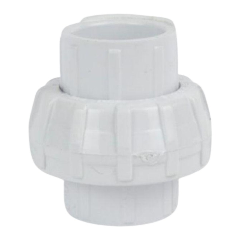 Union, 1-1/2" Slip White PVC Schedule 40 O-Ring Type | 457-015