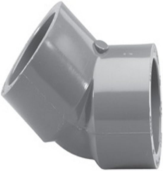 Elbow, Slip Gray PVC Schedule 80 45°