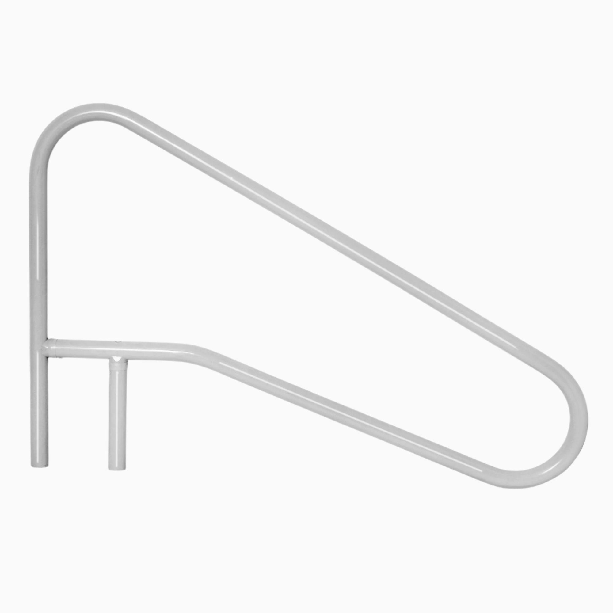 Saftron 3-Bend Cross-Braced Handrail 54", Gray | CBRTD-354-G