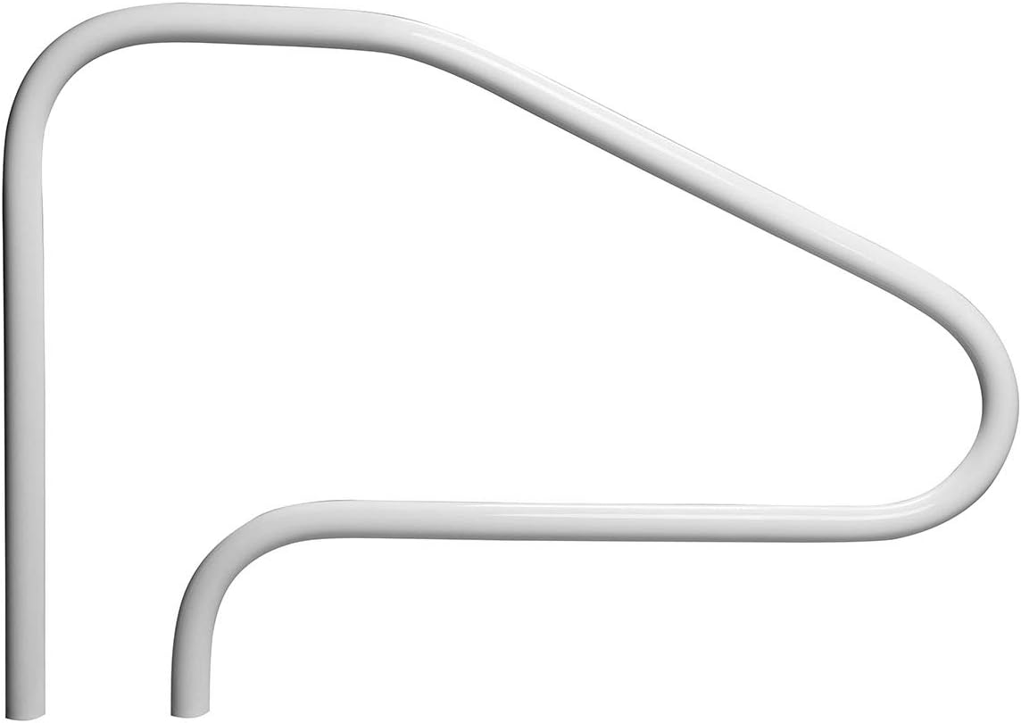 Saftron 48" Classic Figure 4 Four Bend Return To Deck White RTD-448-W - product image