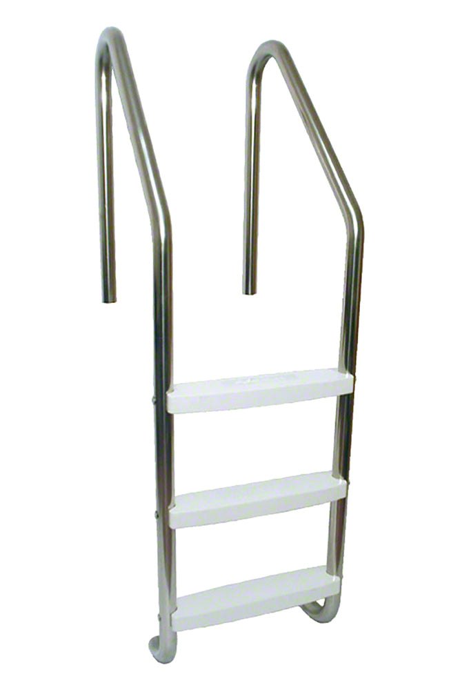 S.R.Smith Commercial Ladder 3-Step Stainless Steel W/Plastic Tread 29" x 0.065"