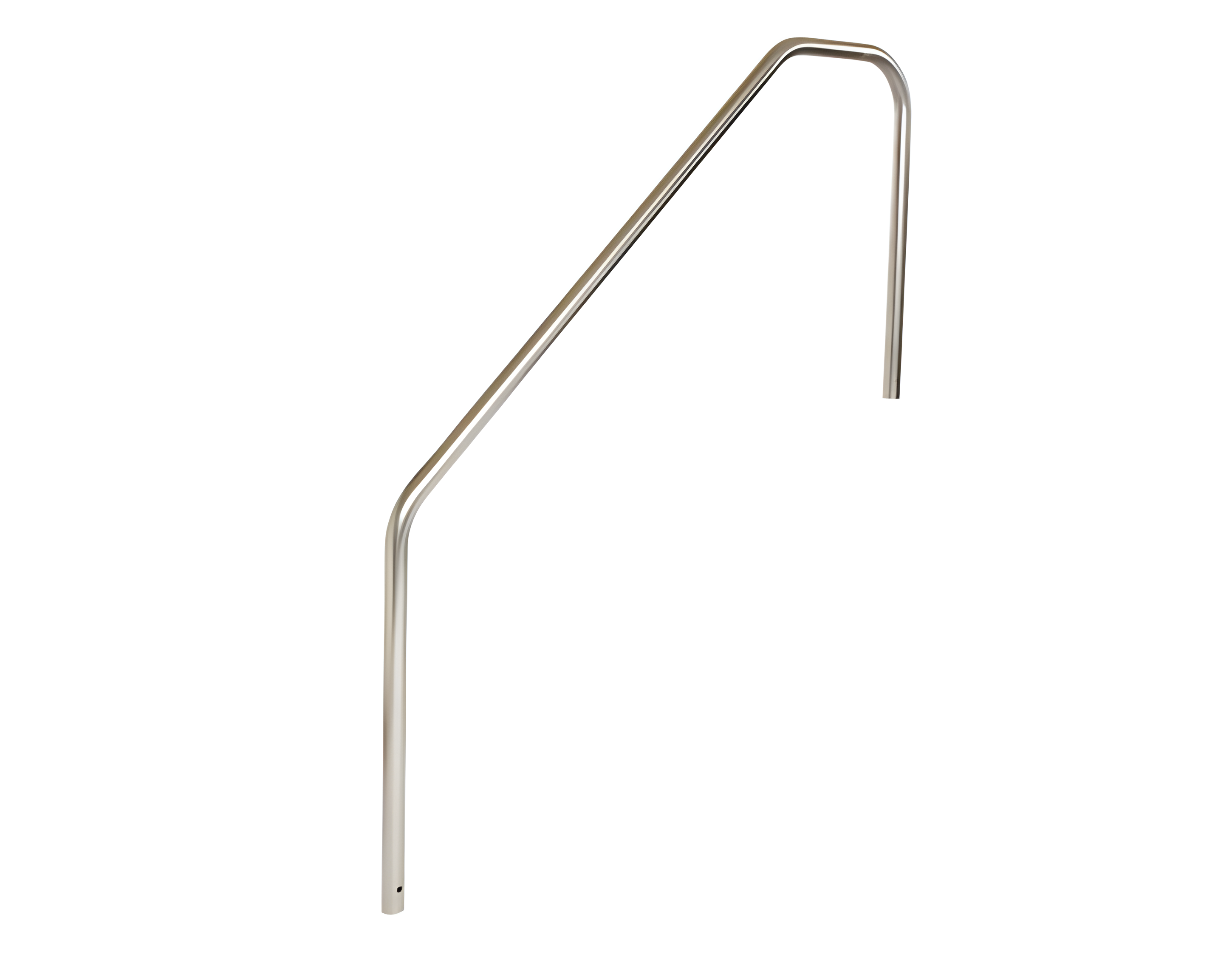 S.R.Smith 4 ft Heavy-Duty 3-Bend Stair Rail, Deck to Floor, .065 10154