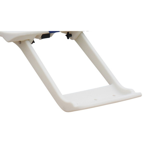 S.R.Smith Foot Rest W/Hardware - Gray PLS (.145) | 160-2300A-R