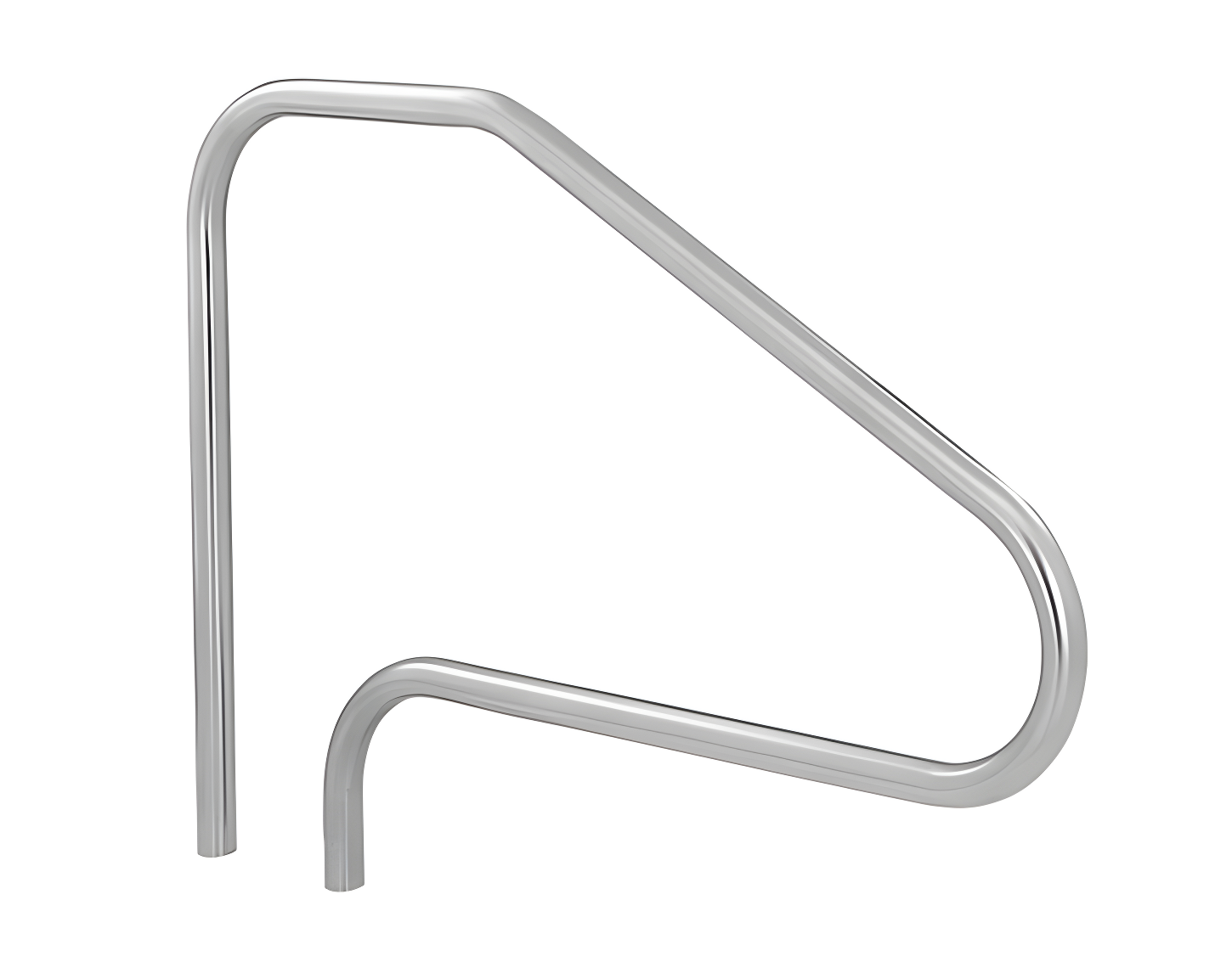 SR Smith 48" Deck Mounted Stair Rail .049 Rock Gray | DMS-101A-RG