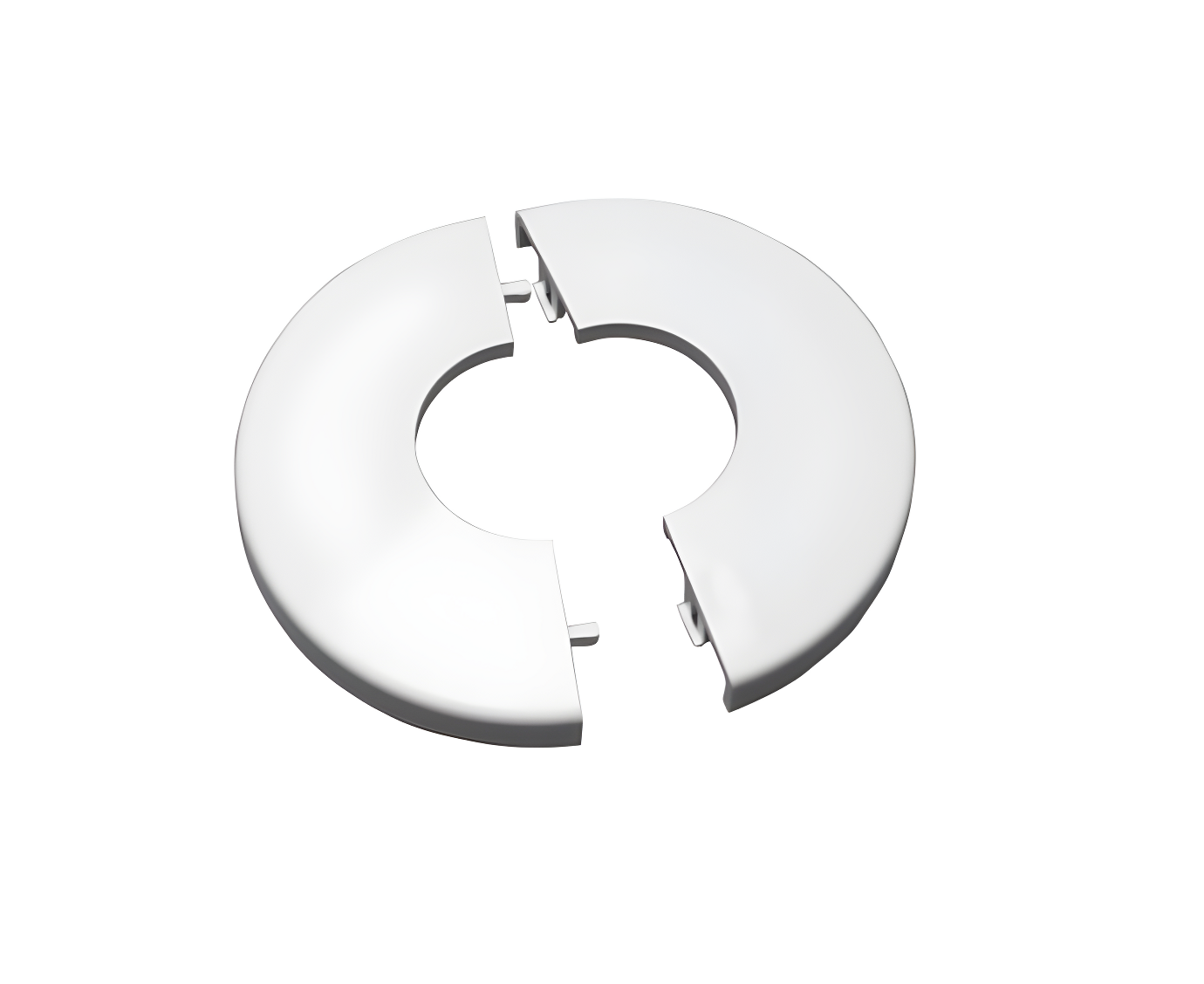 SR Smith Snap-Tite Escutcheon for 1.90" Rails, Chrome | EP-200-MC