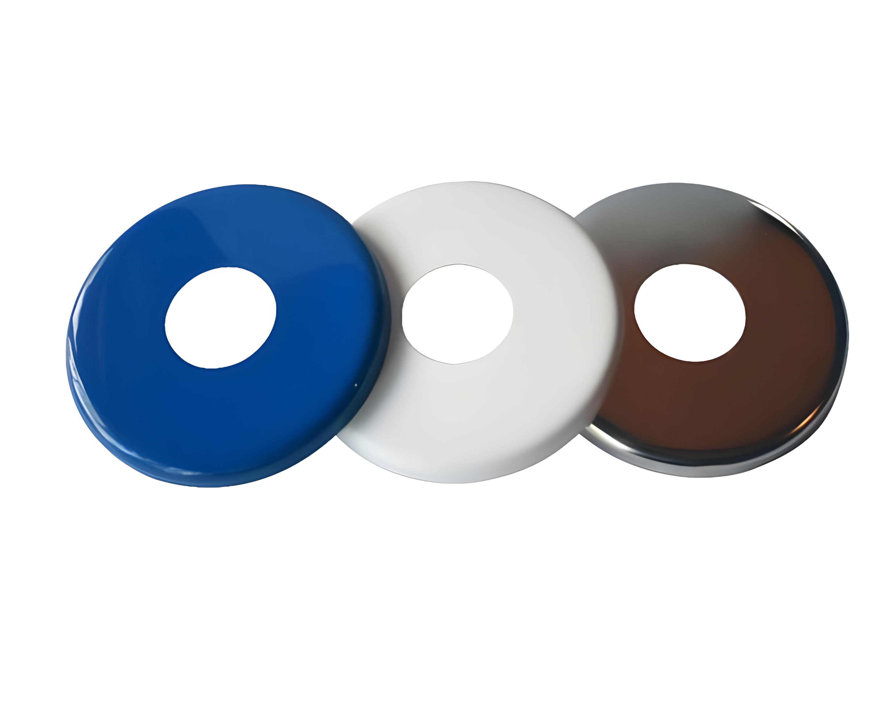 S.R.Smith Escutcheon, 6 in Round for 1.9 in, Electropolished EP-306-REP - product image