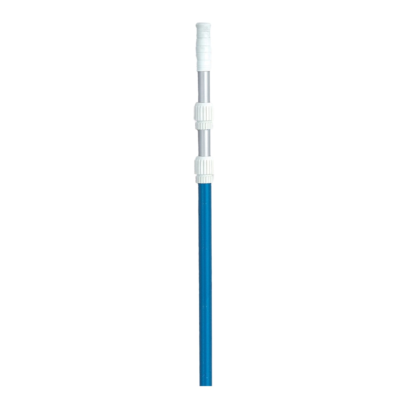 Swimline 5' To 15' 3-Piece Telescopic Pole With Dual External Locking Cams - Blue Anodized Finish 8356M - product image