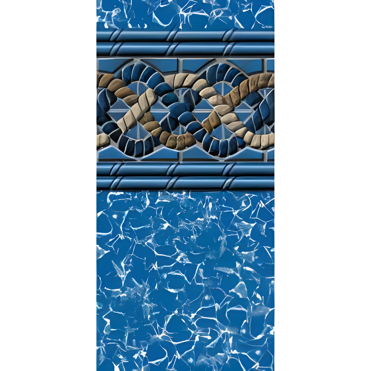 Swimline 15' Round Mystri Gold Unibead AG Liner 52" Wall | LI1552MGU25