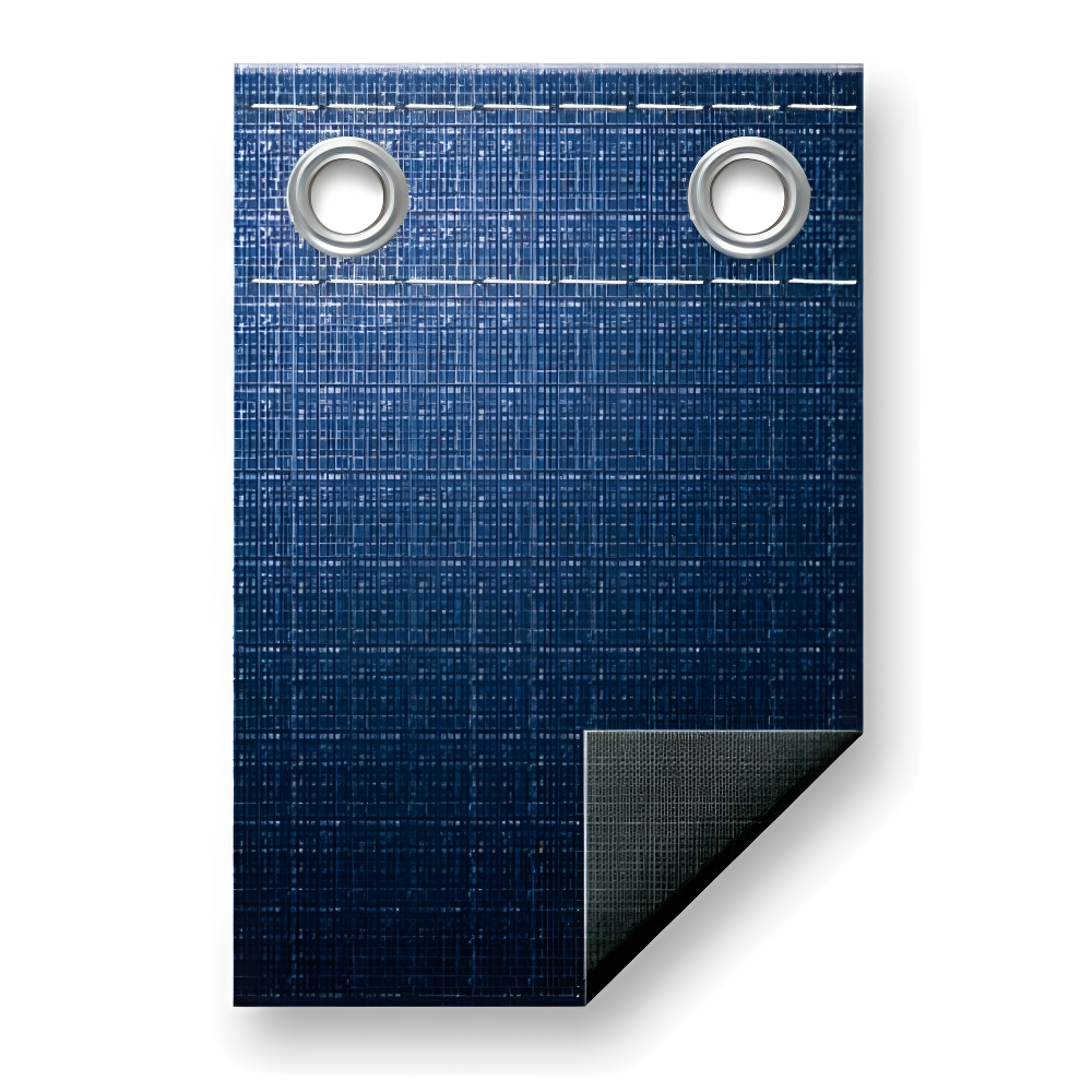 Swimline Deluxe 18' x 33' Oval Above Ground Winter Pool Cover, 3' Overlap, Blue, 8 Year Warranty/Black PCO82137