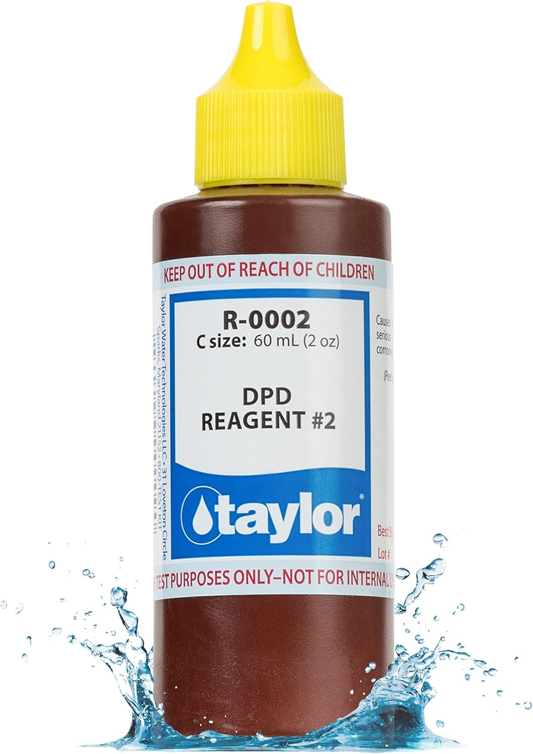 Taylor Dpd Reagent #2 Dropper Bottle, 2 Ounce, 12-Pack , 2 OZ